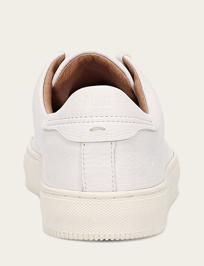 Men's White Astor Low Lace Slip On Sneakers Frye us