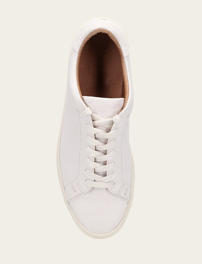 Men's White Astor Low Lace Slip On Sneakers Frye us