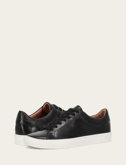 Men's Black Astor Low Lace Slip On Sneakers Frye USA
