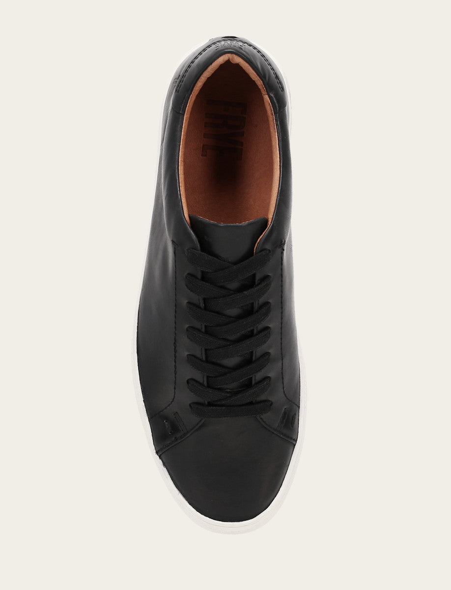 Men's Black Astor Low Lace Slip On Sneakers Frye USA