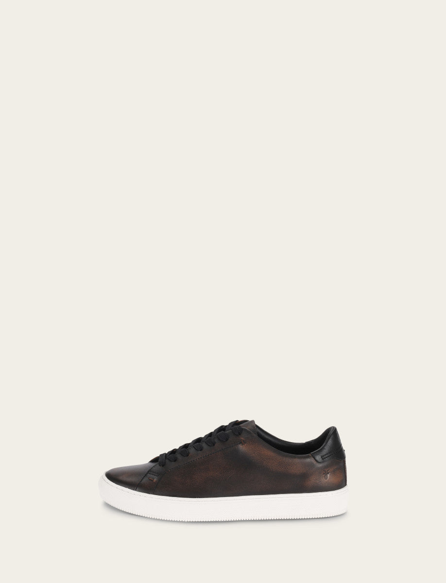 Men's Antiqued Black Astor Low Lace Slip On Sneakers Frye Near me