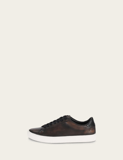 Men's Antiqued Black Astor Low Lace Slip On Sneakers Frye Near me