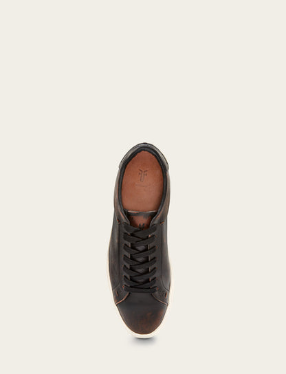 Men's Antiqued Black Astor Low Lace Slip On Sneakers Frye Near me