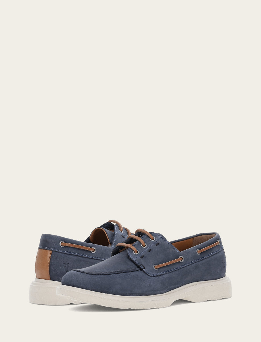 Men's Indigo Connor Boat Shoe Frye Discount