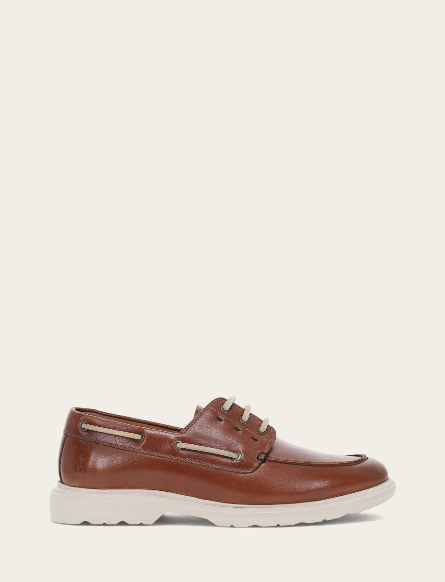 Men's Caramel Connor Boat Shoe Frye On sale