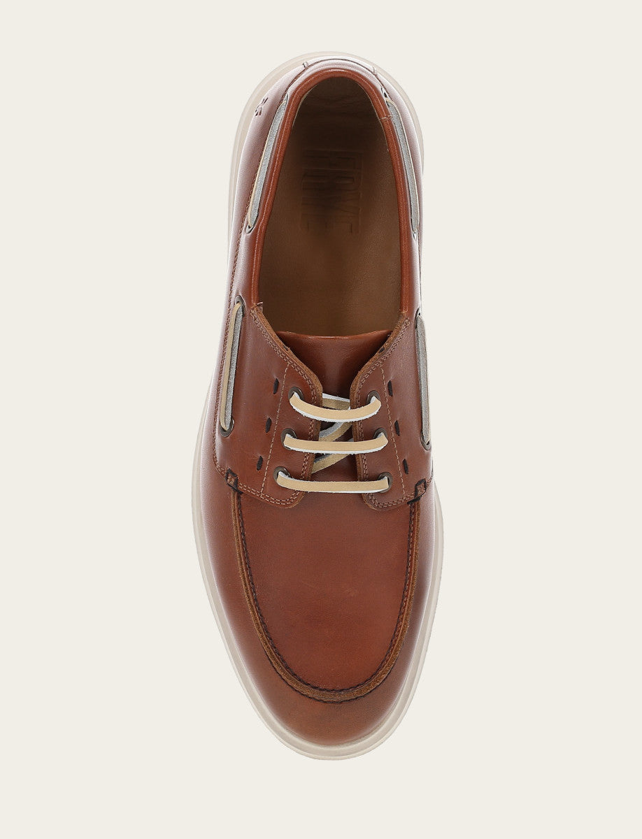 Men's Caramel Connor Boat Shoe Frye On sale