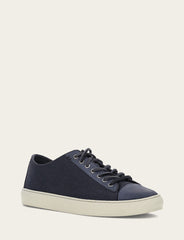 Men's Indigo Astor Cap Toe Low Lace Sneakers Frye For Sale