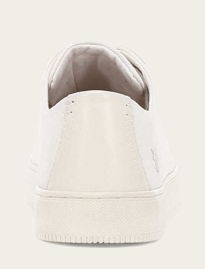 Men's White Astor Cap Toe Low Lace Sneakers Frye USA
