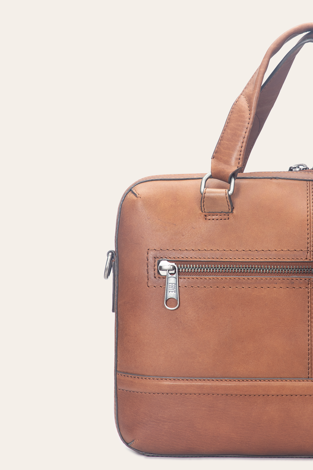 Nash Cognac Briefcase Frye