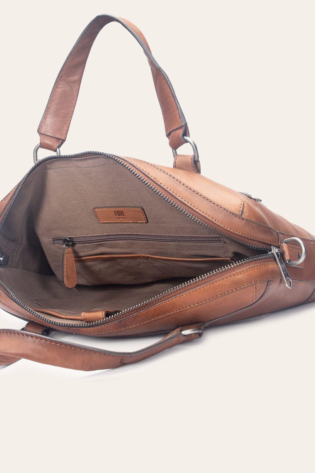 Nash Cognac Briefcase Frye