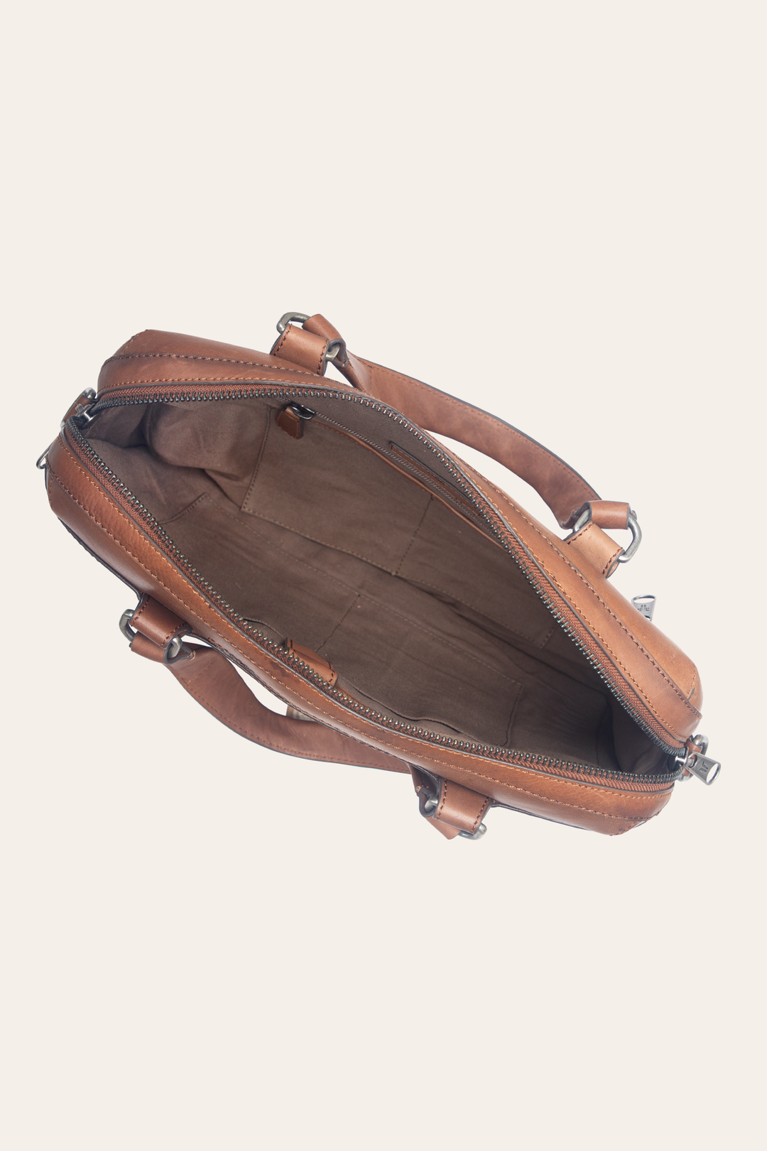 Nash Cognac Briefcase Frye