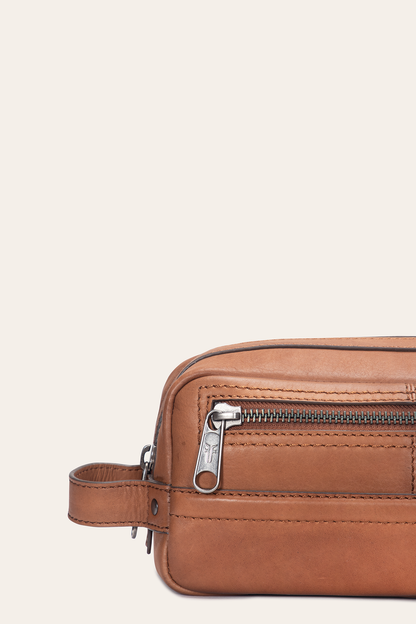 Nash Cognac Dopp Kit Frye USA
