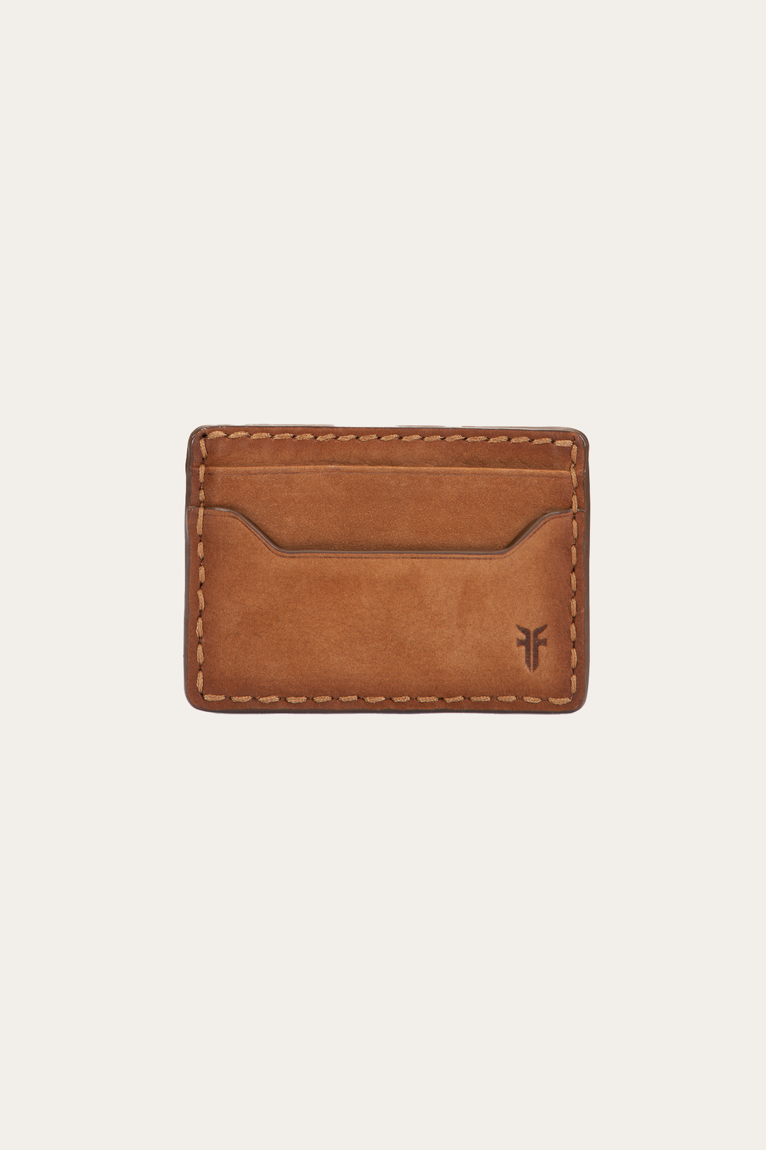 Logan Nubuck Cognac Money Clip Card Case Frye Online