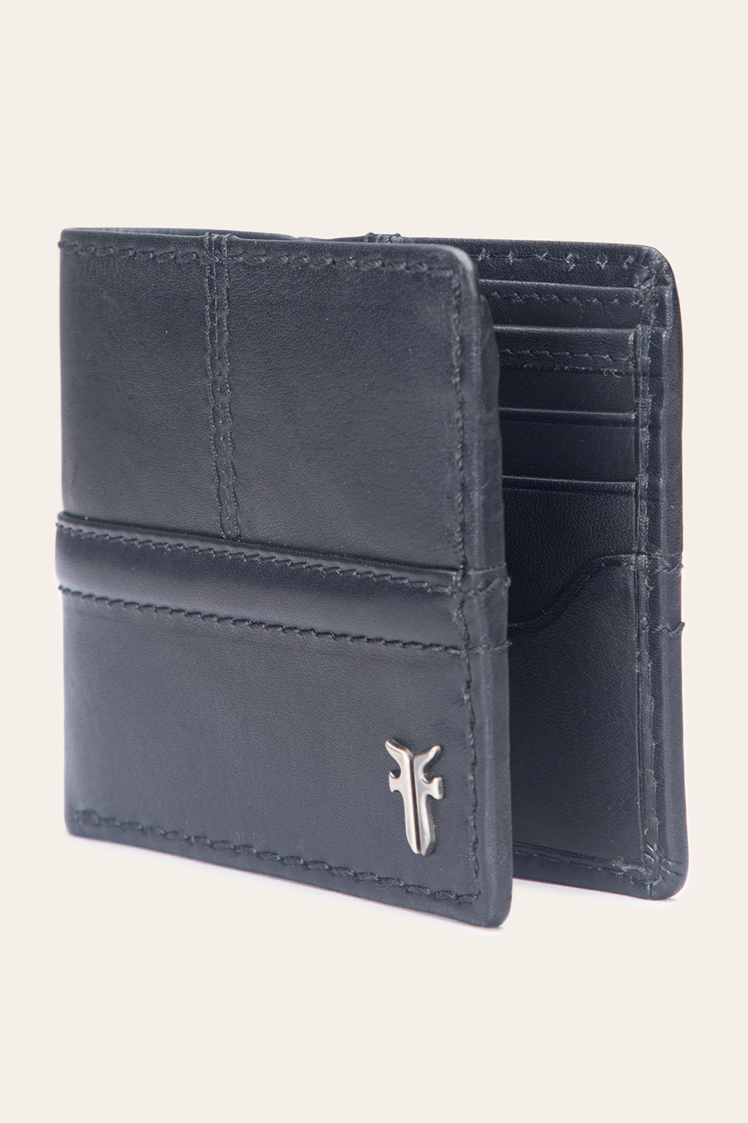 Nash Black Double Billfold Frye Discount