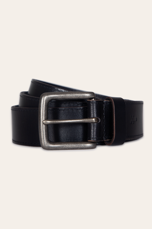 Men’s Black 35mm Pull Up Leather Belt Frye For Sale