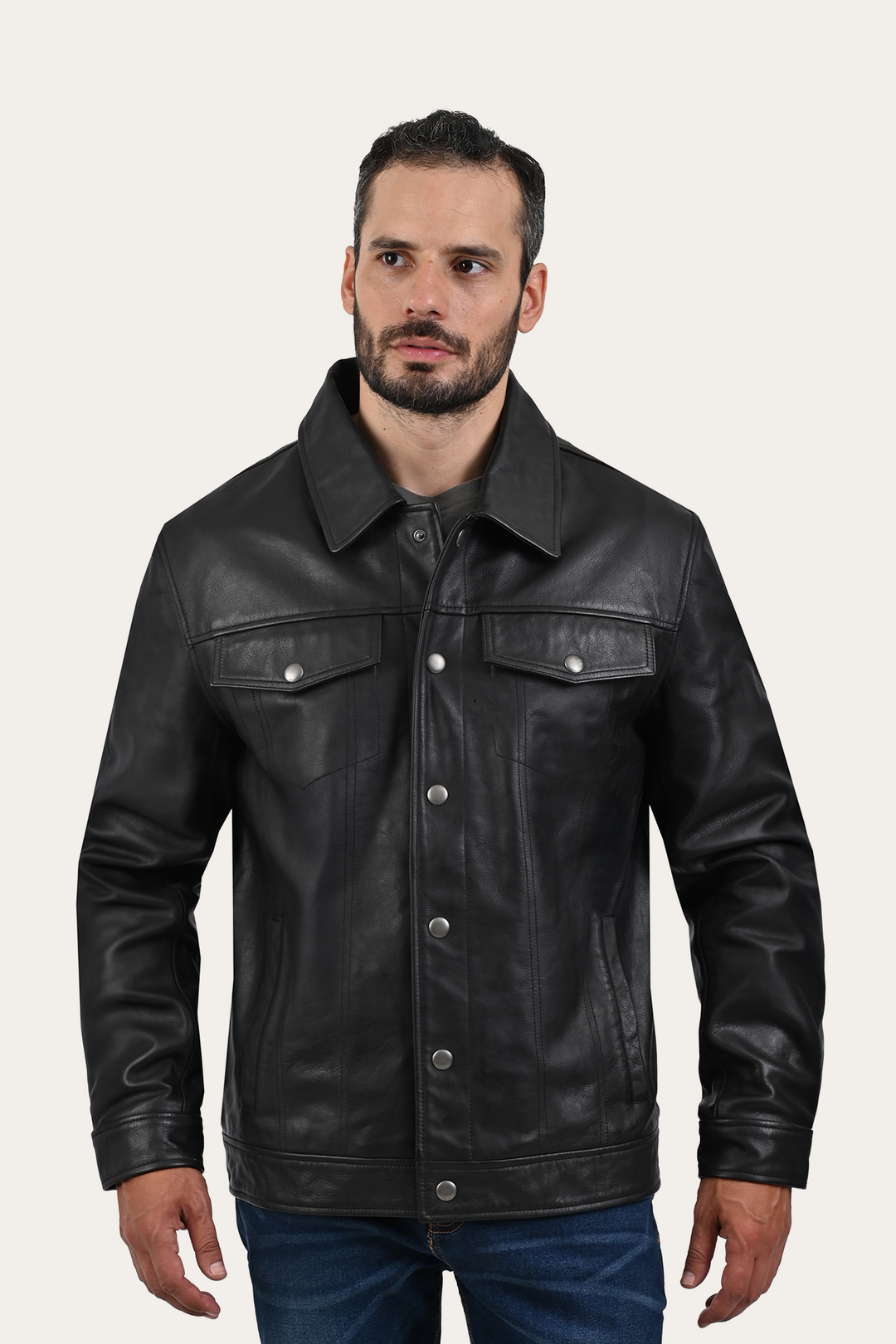 Black Baxter Trucker Jacket Frye Near me