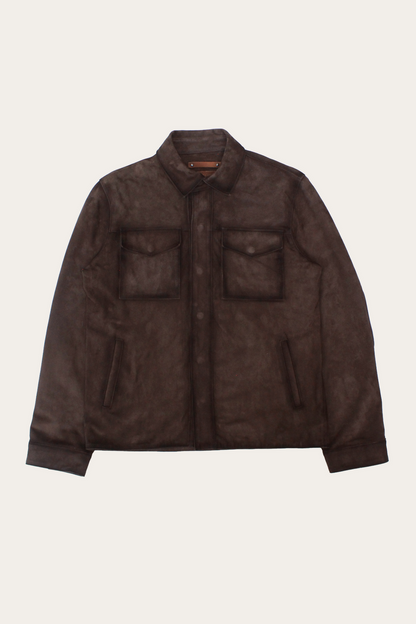 Dark Brown Prescott Jacket Frye Sale