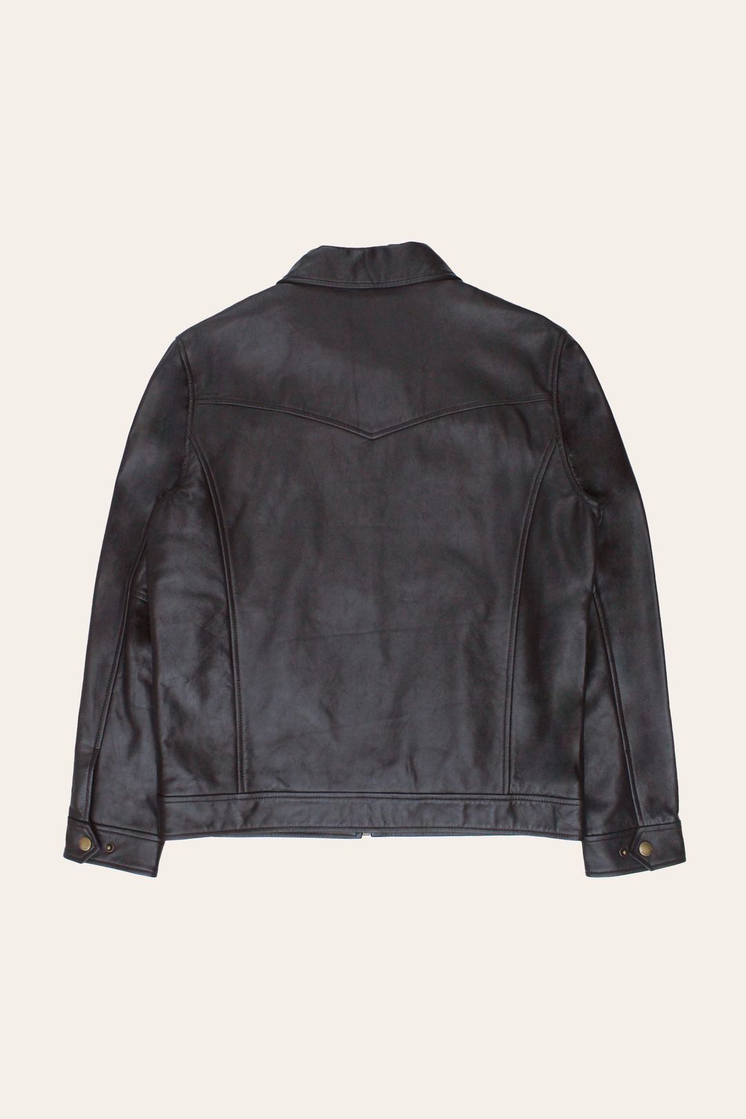 Men’s Dark Brown Kentucky Trucker Leather Jacket Frye Online