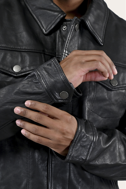 Ruffian Trucker Jacket Frye On sale