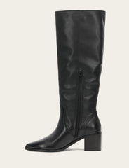 Women's Black Sadie Softy Tall Booties Frye