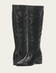 Women's Black Sadie Softy Tall Booties Frye