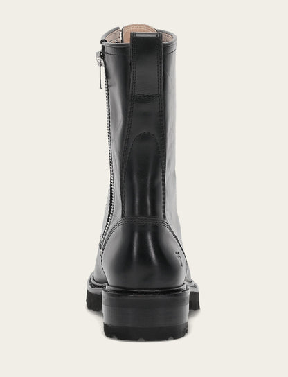 Women's Black Olivia Combat Boots Frye Sale