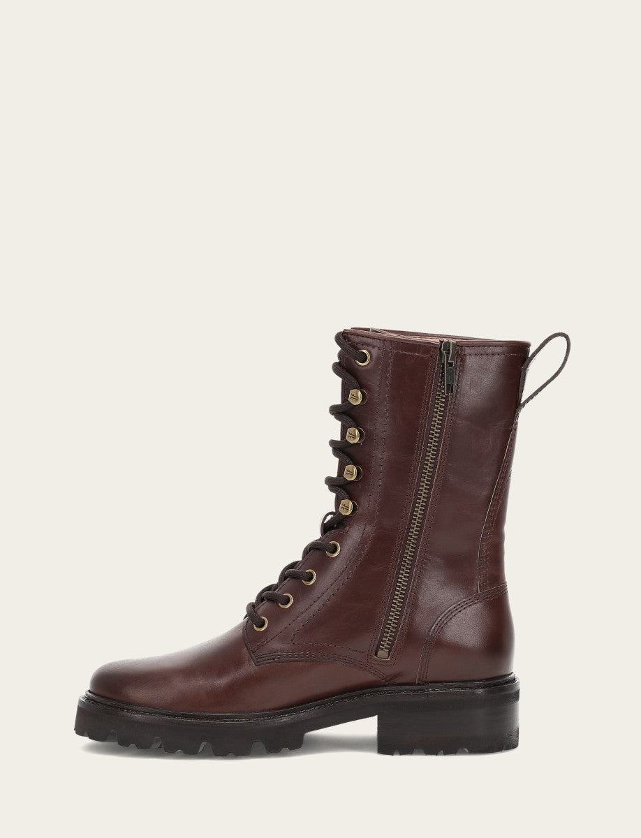 Women's Bourbon Olivia Combat Boots Frye On sale
