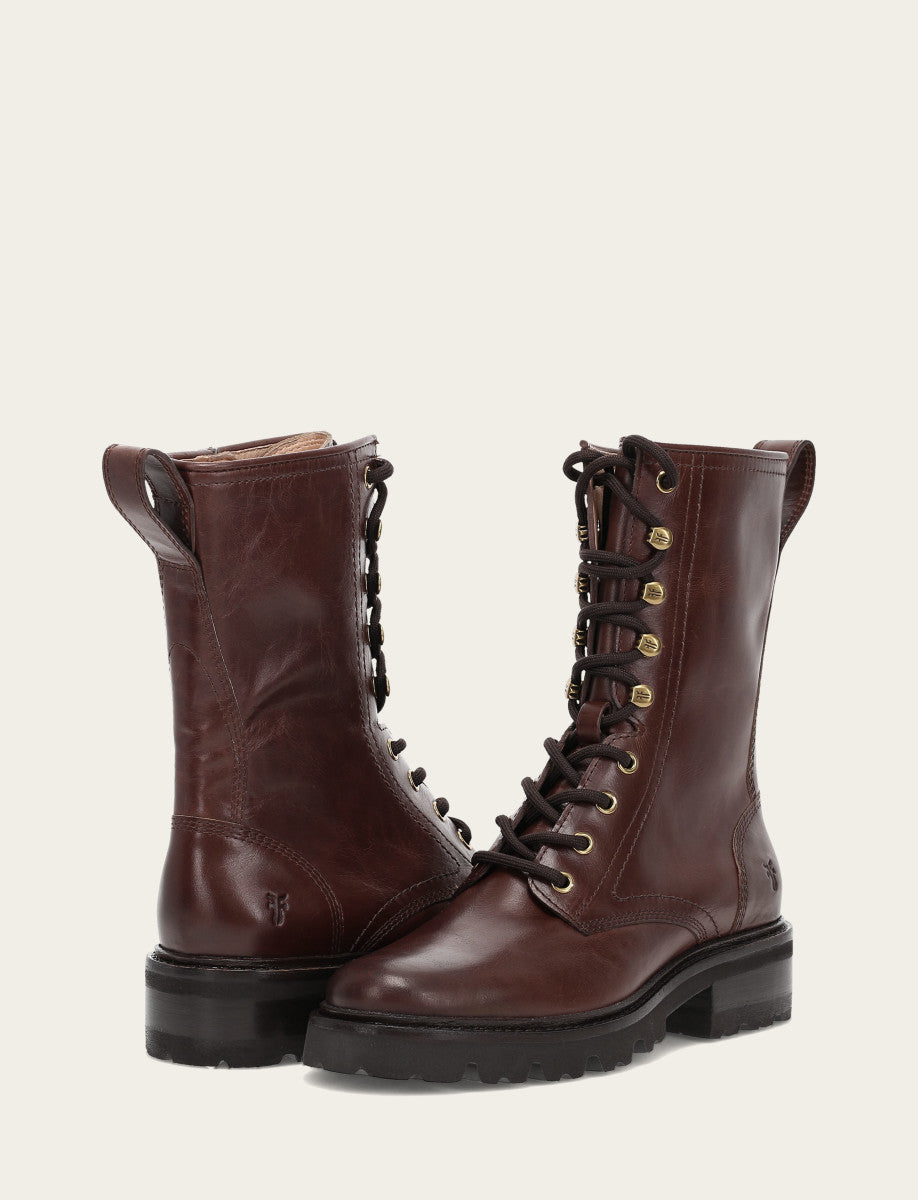 Women's Bourbon Olivia Combat Boots Frye On sale
