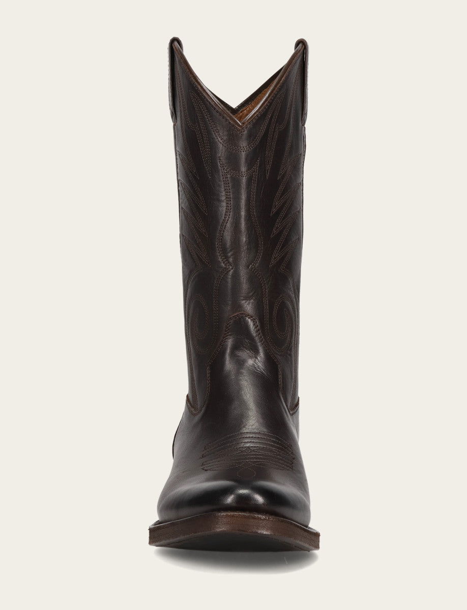Men's Chocolate Grady Vintage Stitch Western Boots Frye us